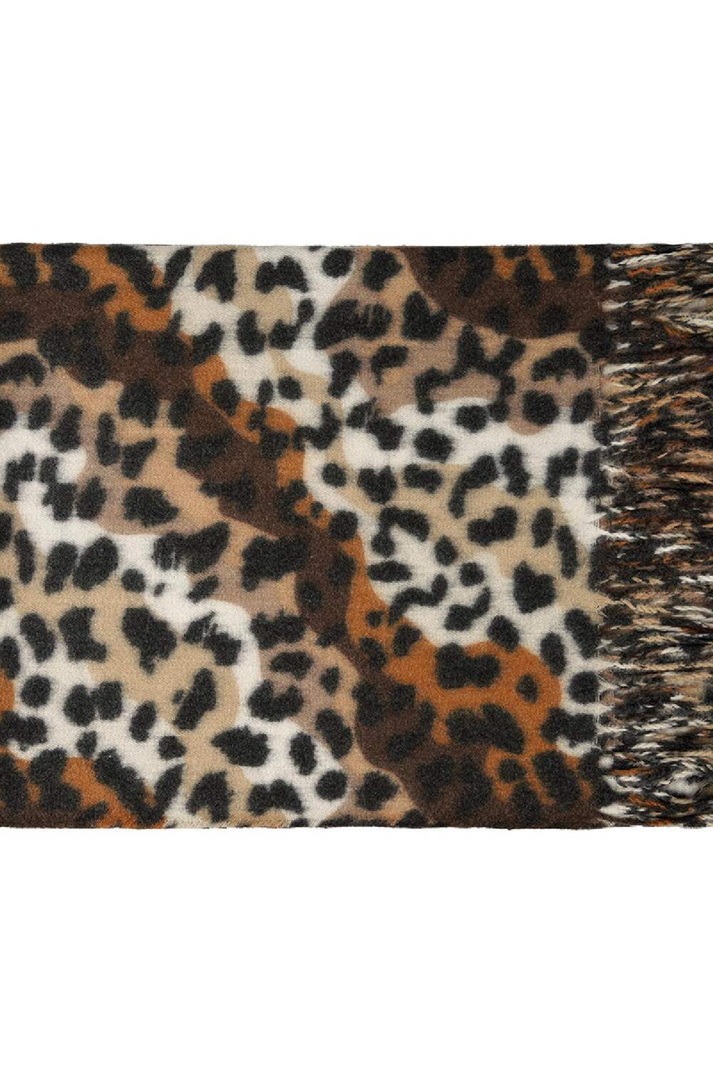 Scarf leopard Beige Polyester h5Picture3