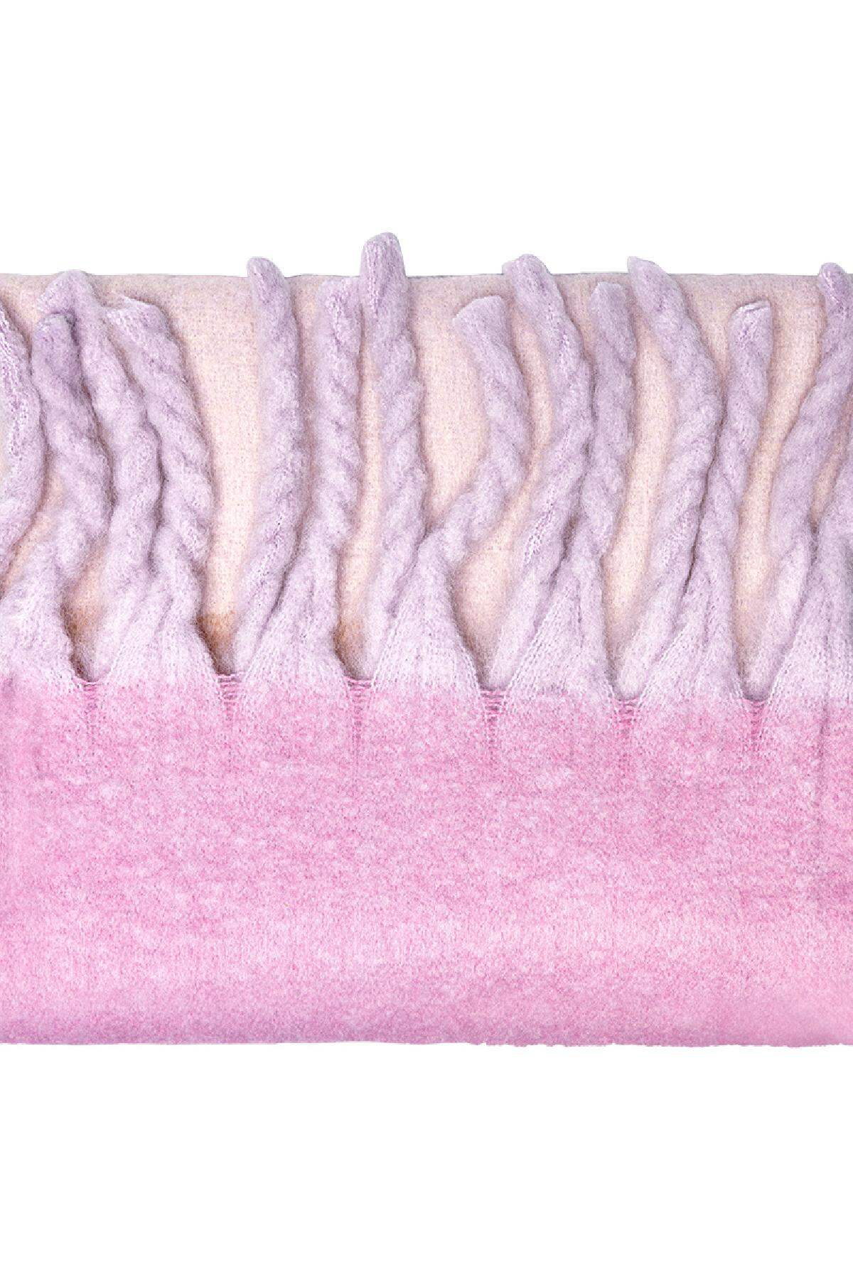 Eşarp açık renkler Rose Polyester Resim2