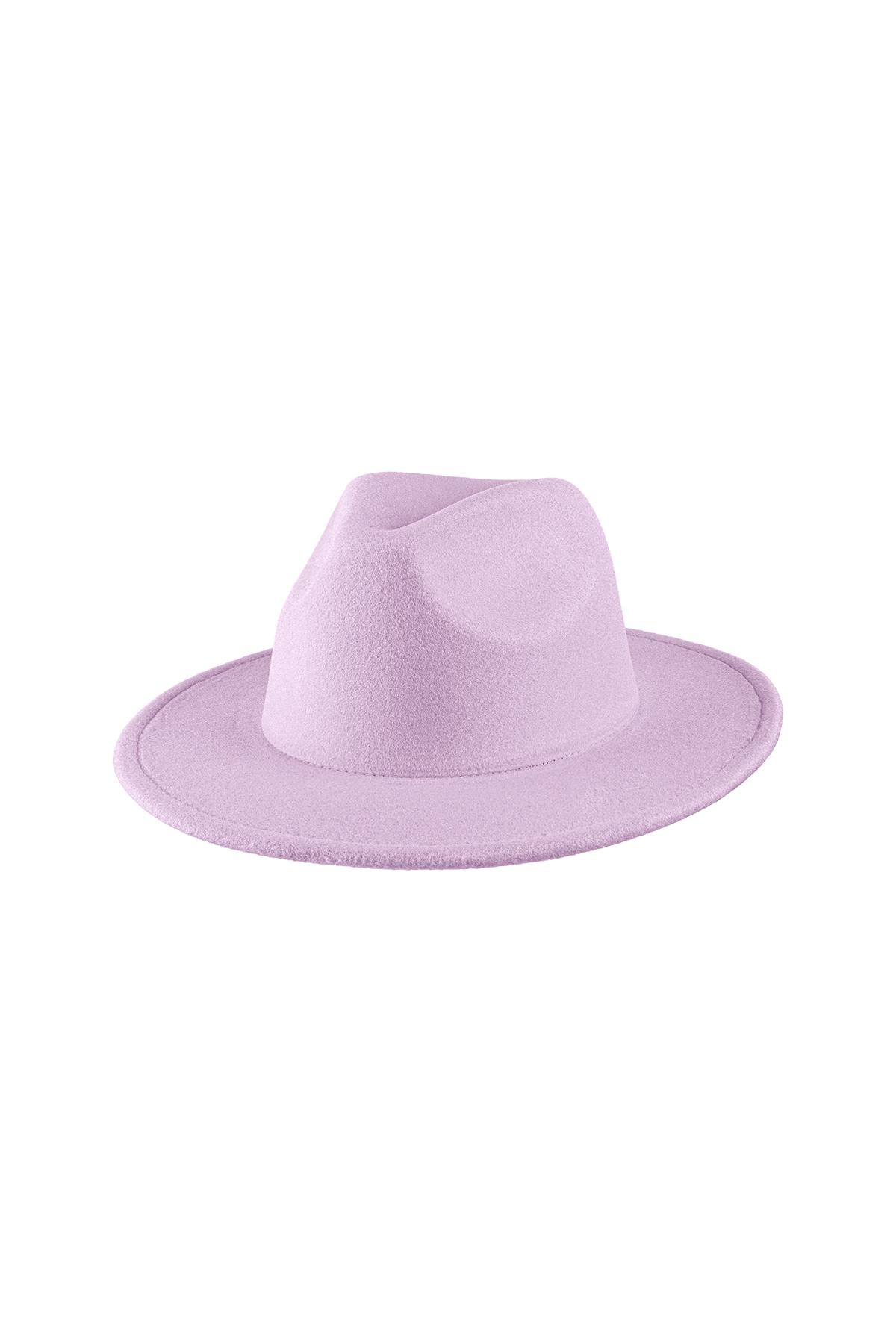 Groothandel Fedora Hoed Polyester Rood - Set van 1, foto 5 van 5