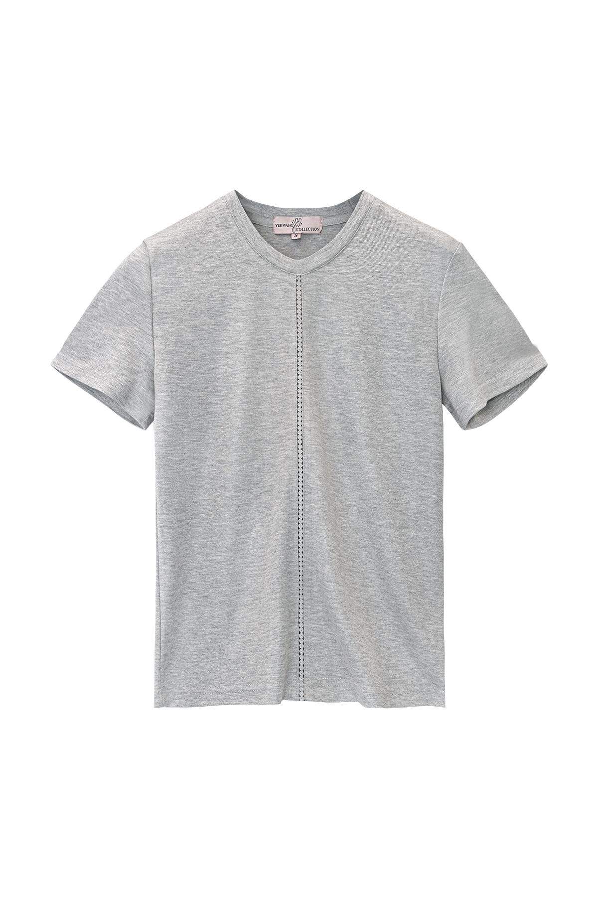 Maglietta Donna in Rayon Stile Casual Dettaglio di Punto Anteriore 2