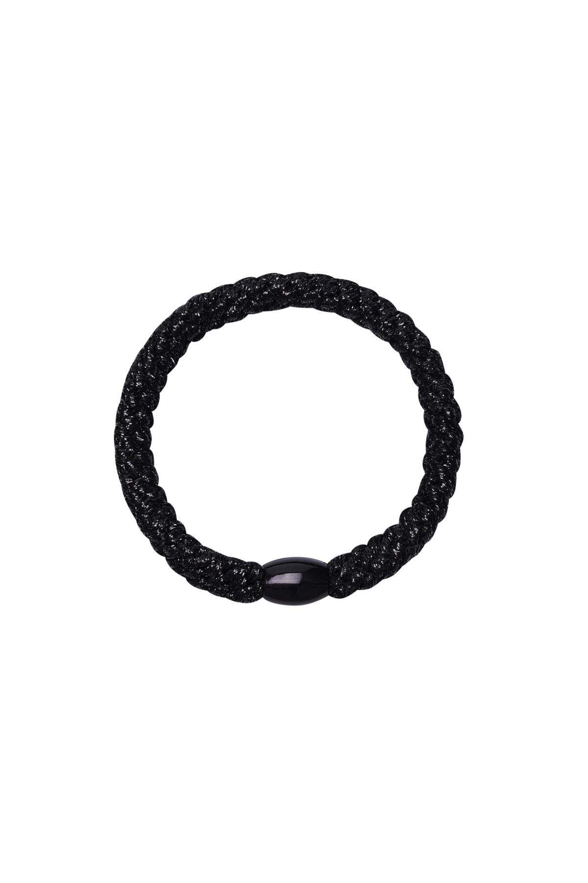 Lot de 5 bracelets élastiques à cheveux Lilas Polyester 