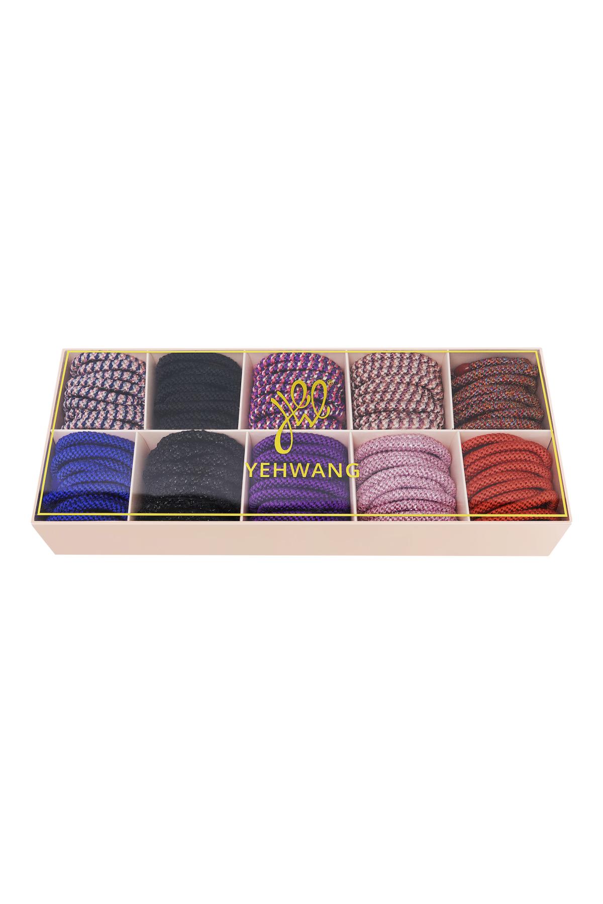 Haarelastiek armbandjes Multi Polyester h5 