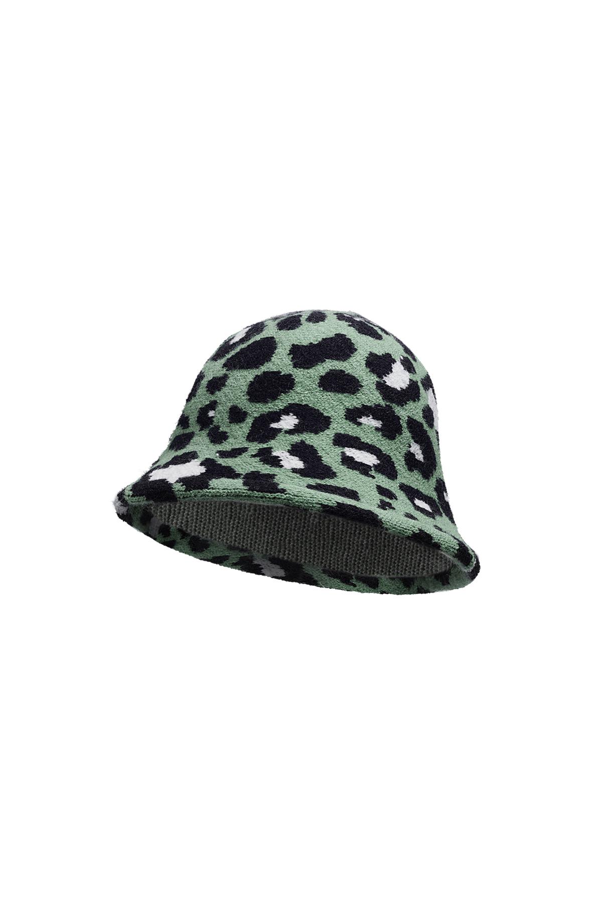 Gorro Pescador Animal Print Gris Acrílico h5 