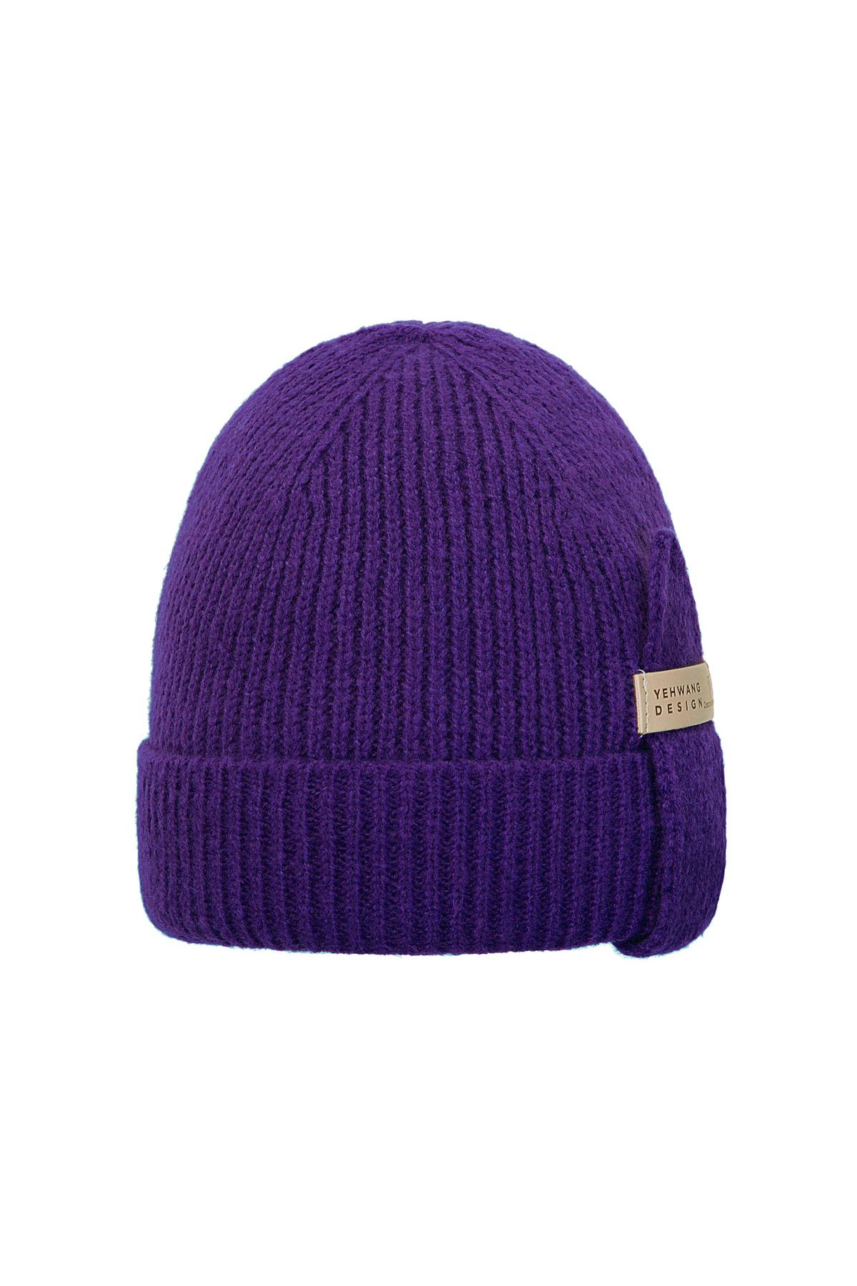 Groothandel Beanie Hoed Polyester Zwart Unisex Volwassen, foto 6 van 6