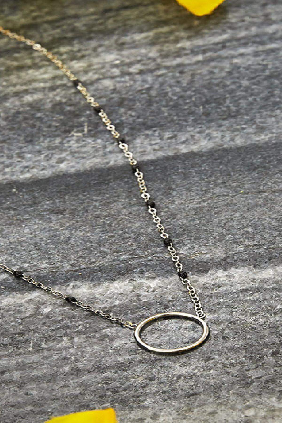 Collana Cerchio Della Vita Silver Color Stainless Steel h5 Immagine2