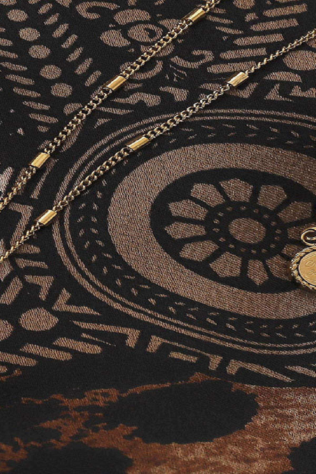 Necklace Create Your Own Sunshine Goldfarbe Edelstahl h5 Bild3