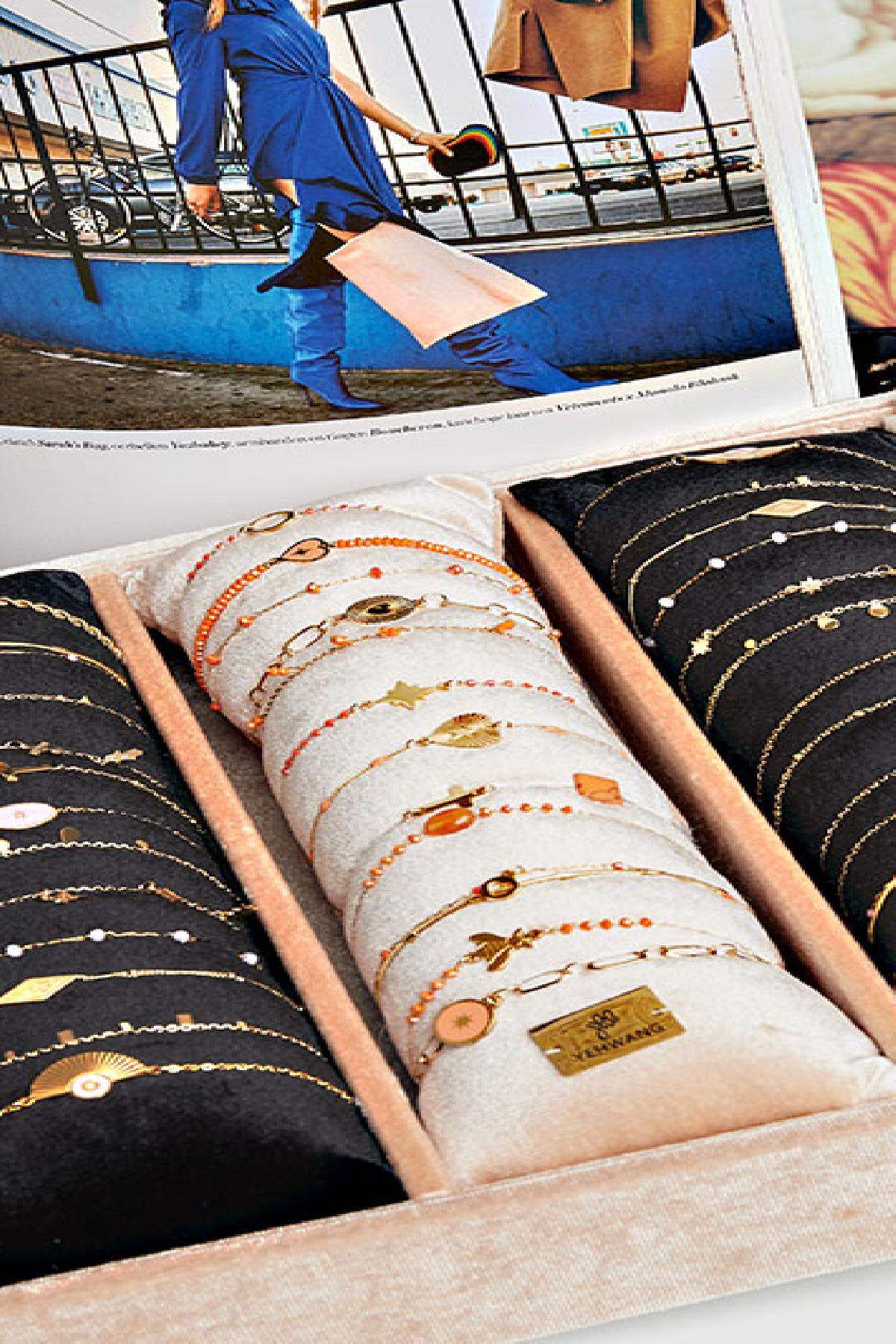 Présentoir pour coussins de bracelet Bleu Image2