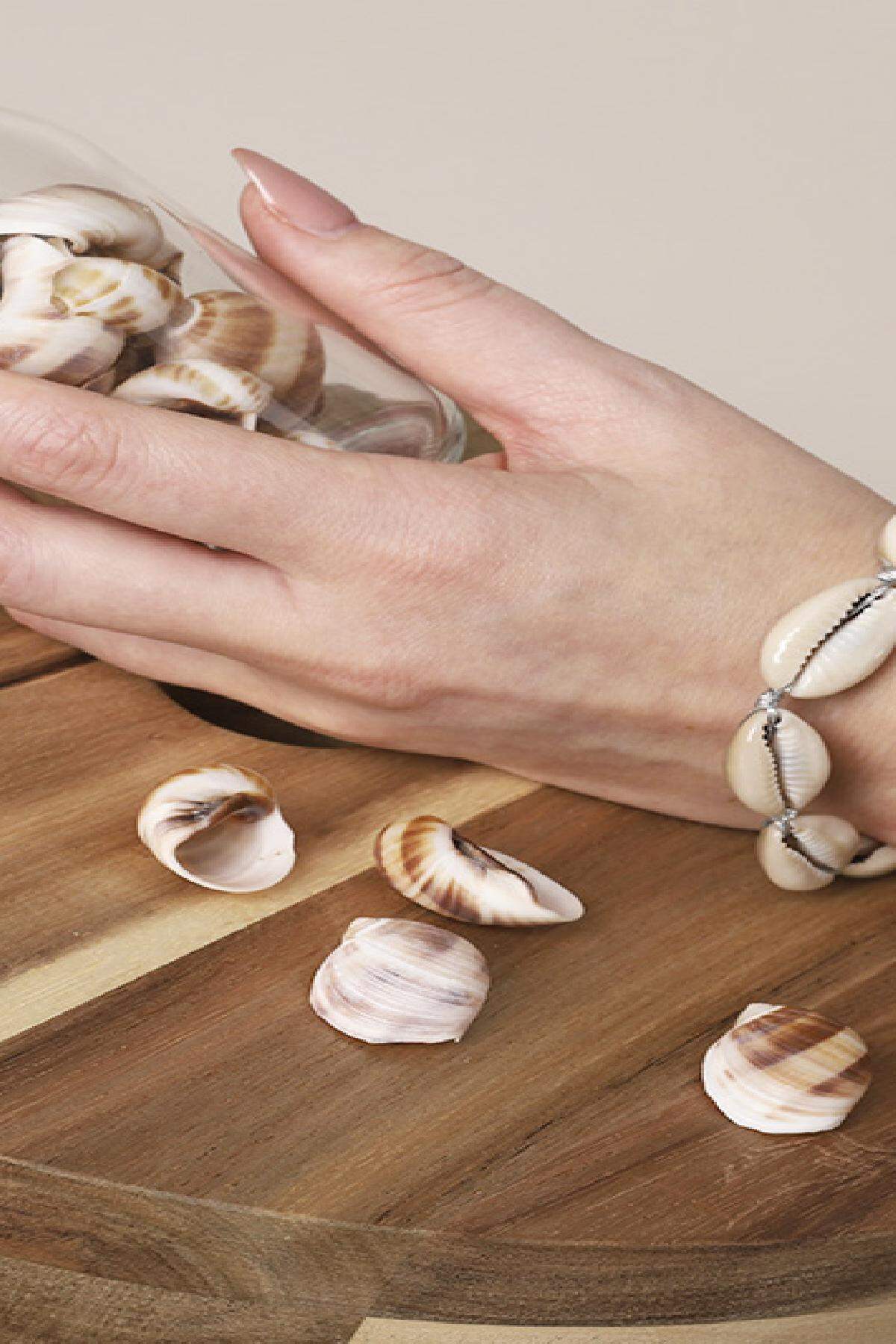 Bracciale Summer Paradise Silver Color Sea Shells h5 Immagine2