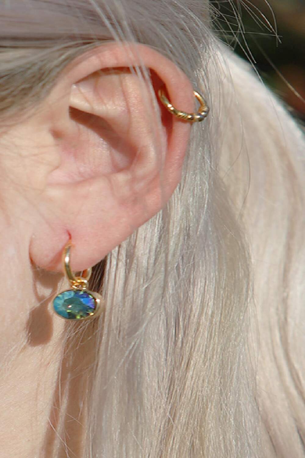 Earrings Shine Bright Blanc cassé Métal h5Image3