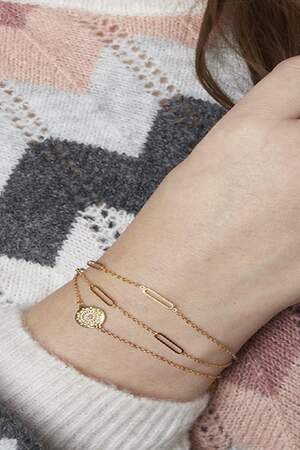 Armband Seductive Goud kleur Stainless Steel h5 Afbeelding2