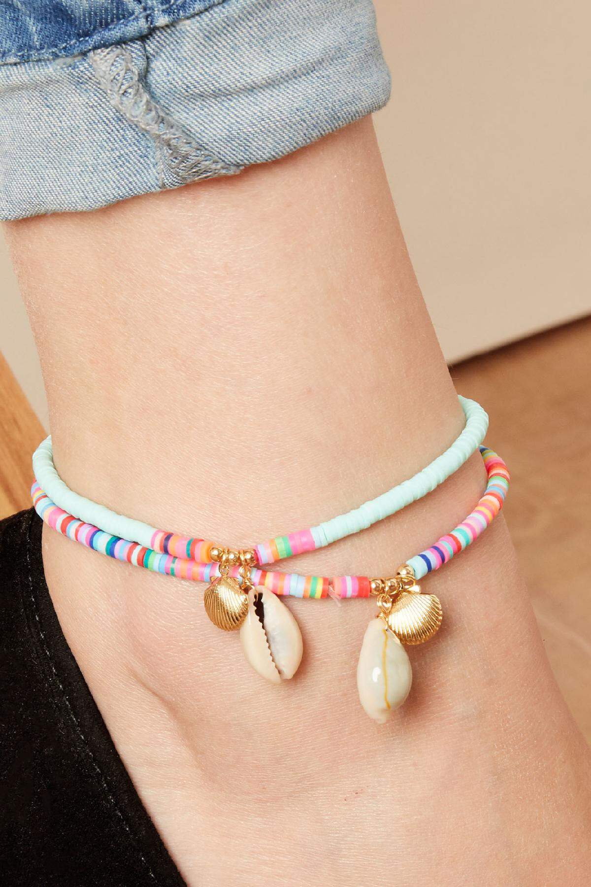Fußkette Beach Day Orange Kupfer h5 Bild5