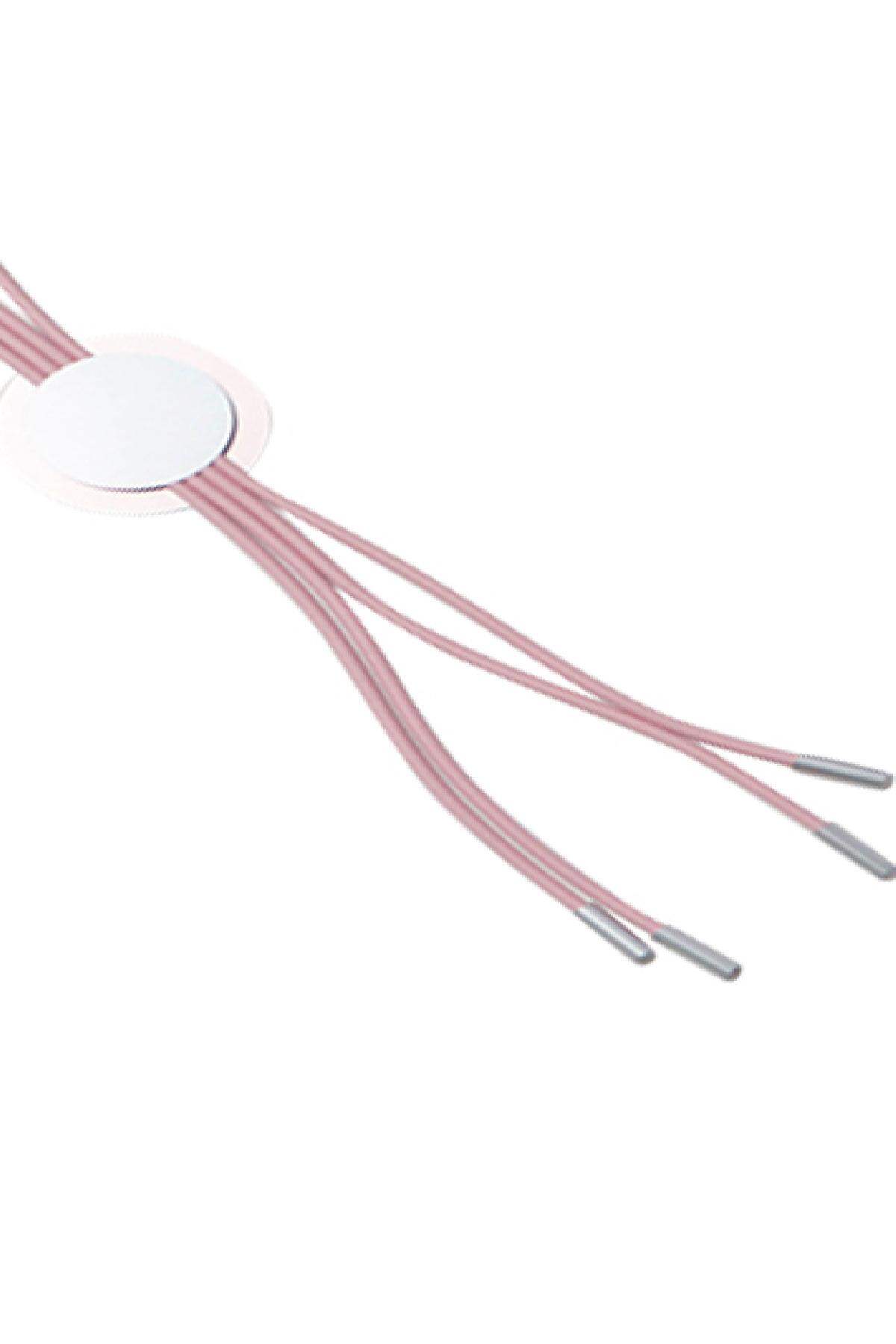 Kette Statement Circle Rosa Aluminium XL Bild2