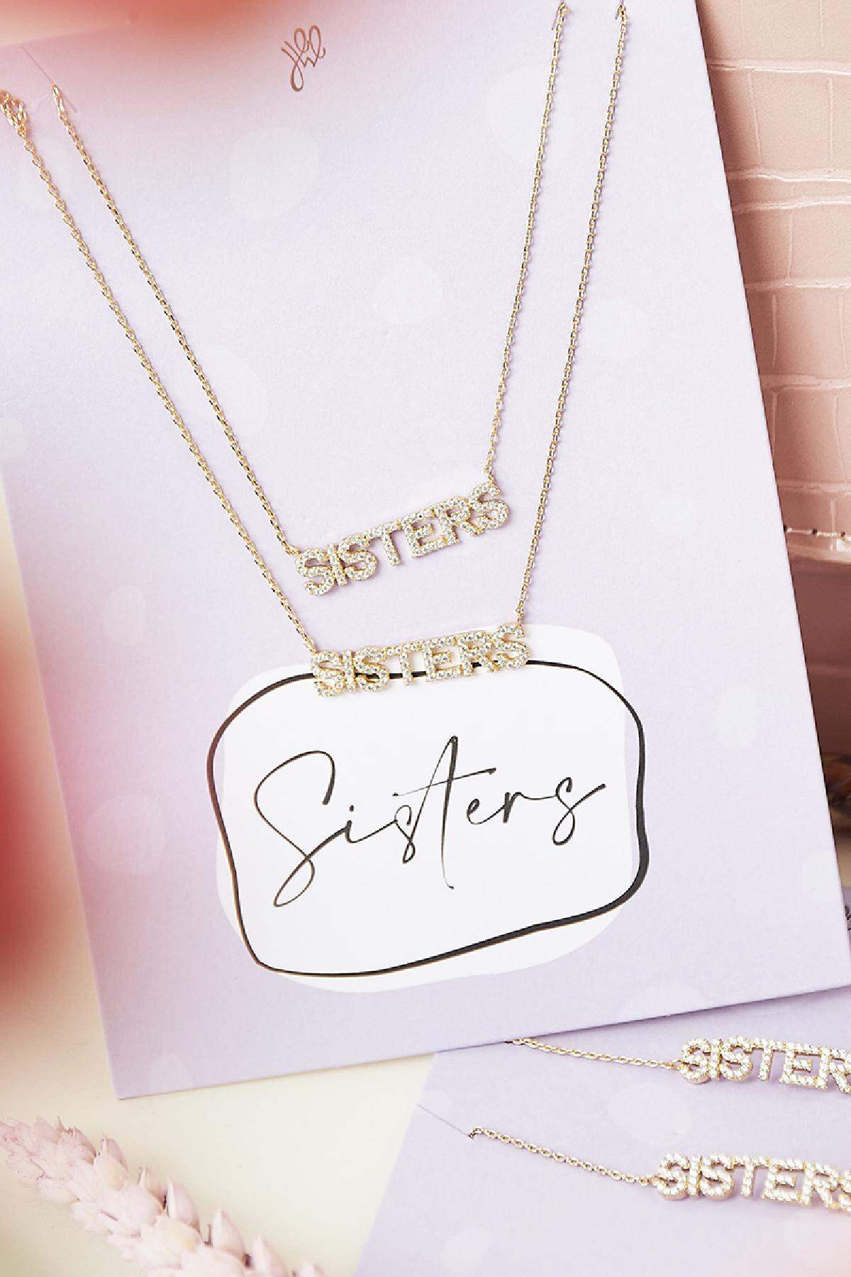 Collana Sorelle Set Gold Copper Immagine2