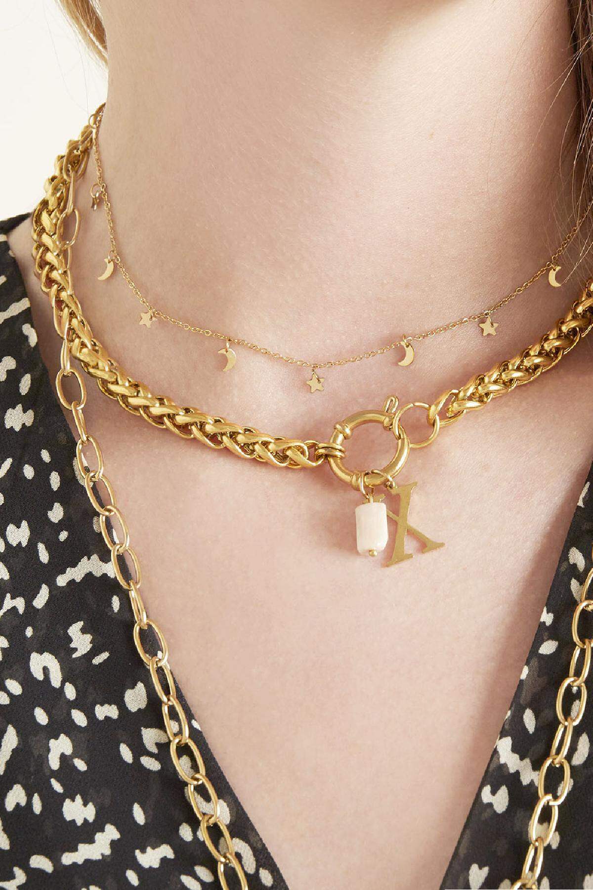 Collier Chain Quinn Argenté Acier inoxydable Image3