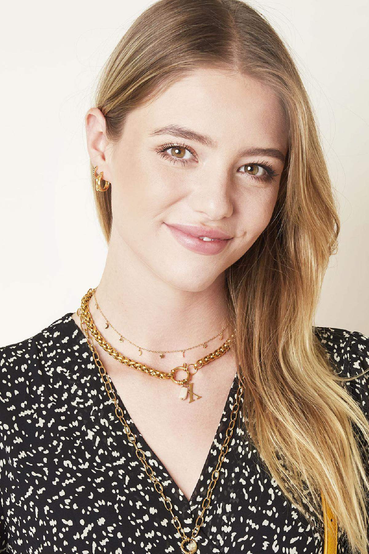 Collier Chain Quinn Argenté Acier inoxydable h5 Image4