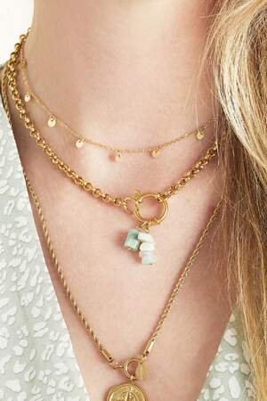 Collier Chain Rylee Couleur or Acier inoxydable h5 Image3