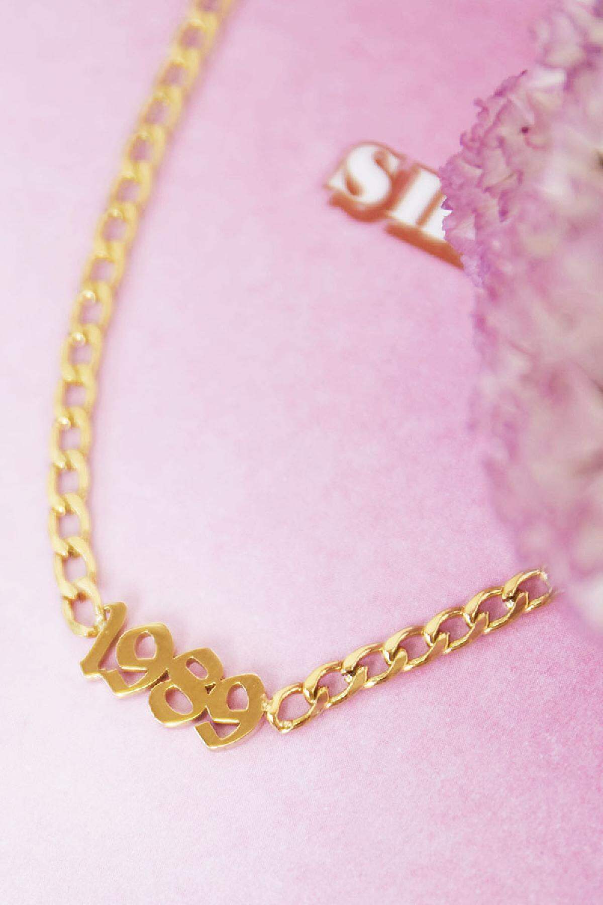 Ketting It's Your Day - 1993 Goud kleur Stainless Steel Afbeelding2