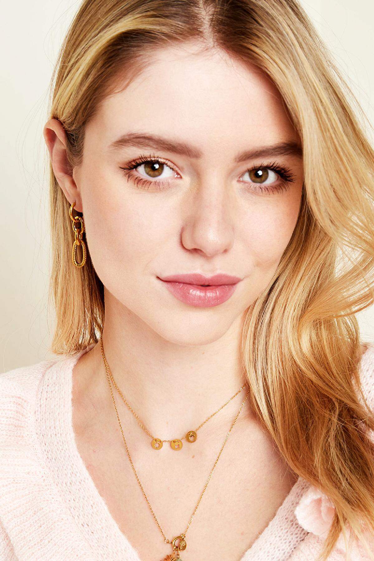 Ketting Sweet Day Goud kleur Stainless Steel h5 Afbeelding2