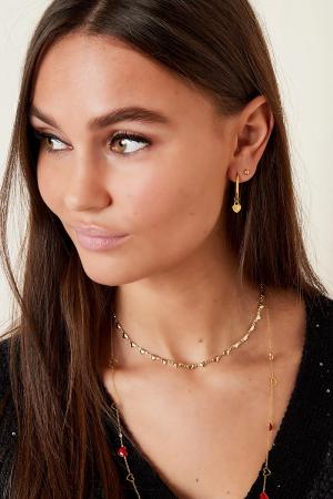 Kette Full Of Hearts Goldfarbe Vergoldet S h5 Bild2