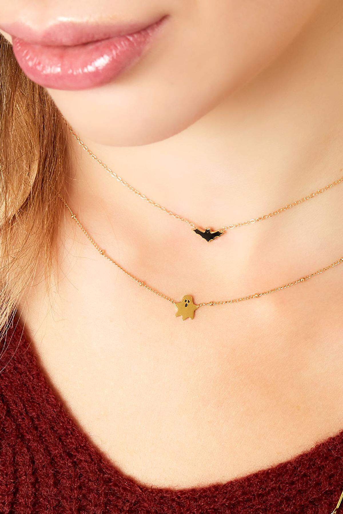 stainless steel necklace spook  h5 Picture3