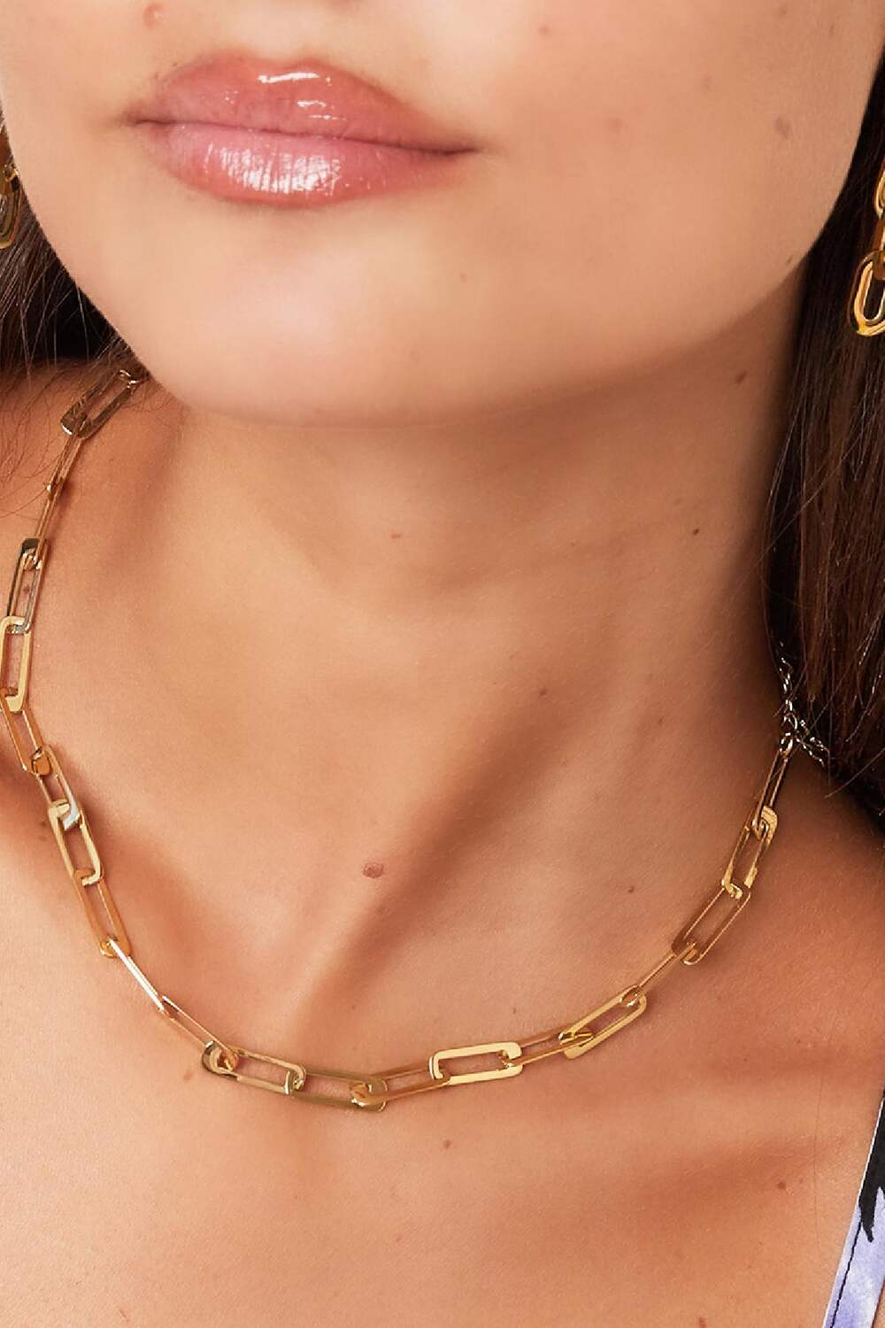Collier grosse chaîne Argenté Acier inoxydable h5Image3