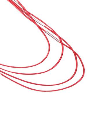 Kette Artistic Pieces Rot Aluminium h5 Bild2