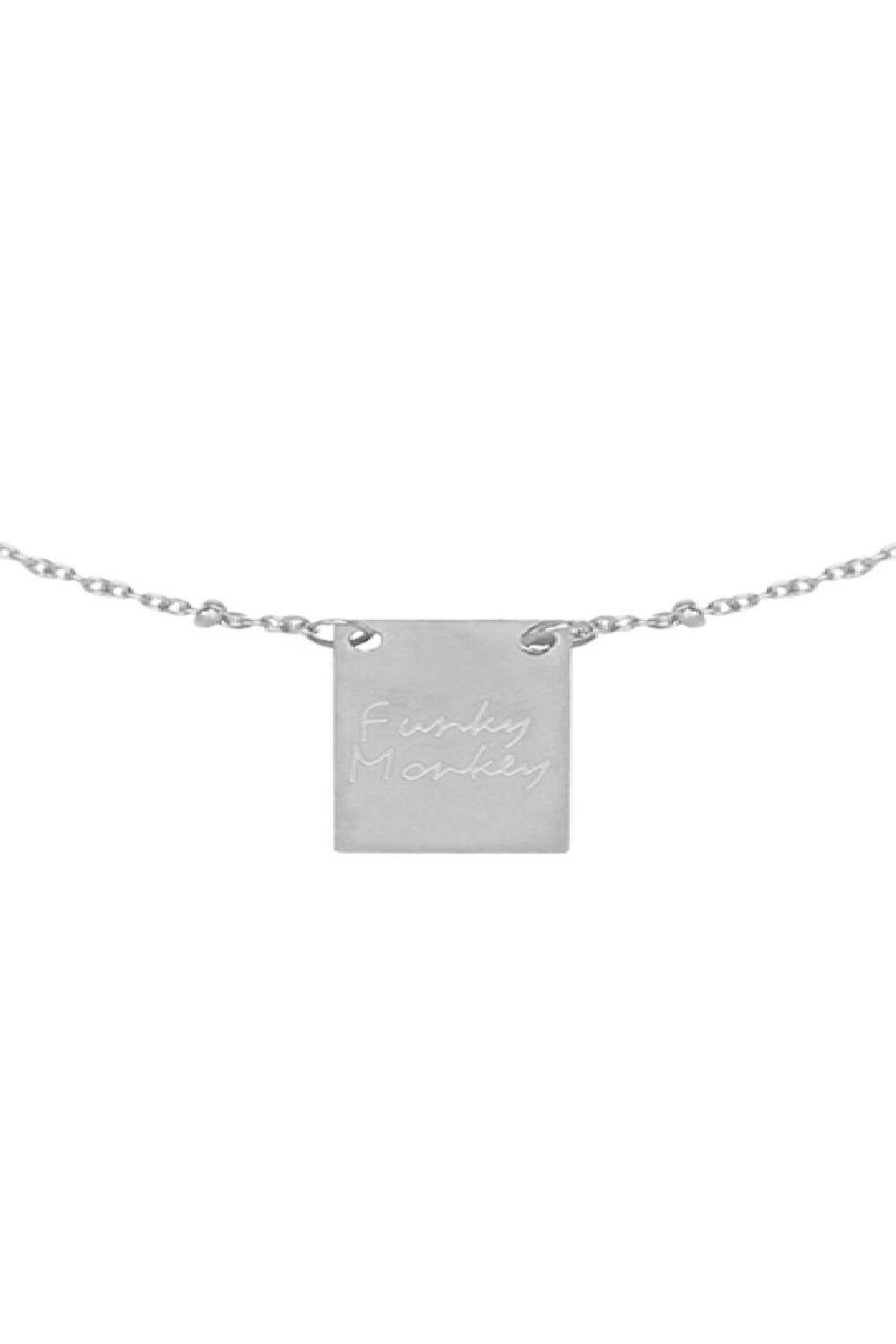 Kette Funky Monkey Silber Edelstahl L h5Bild4