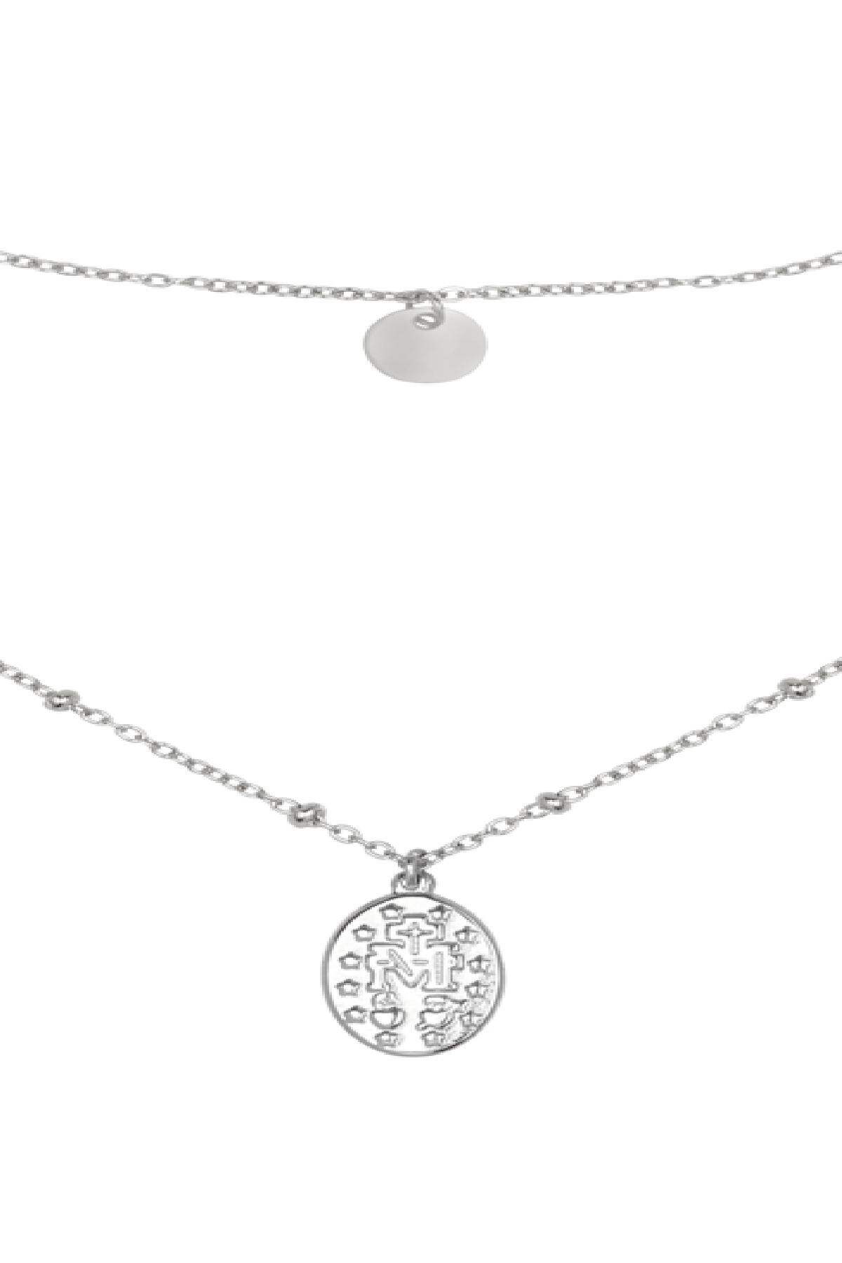 Collana Mary Go Round Silver Color Stainless Steel One size Immagine2