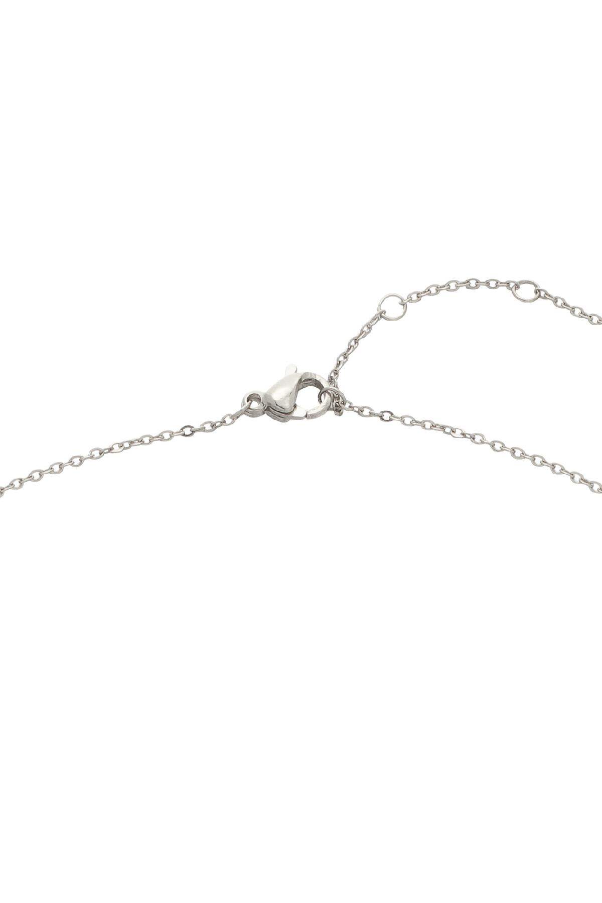 Collana Leopardo Famoso Silver Color Stainless Steel h5 Immagine4