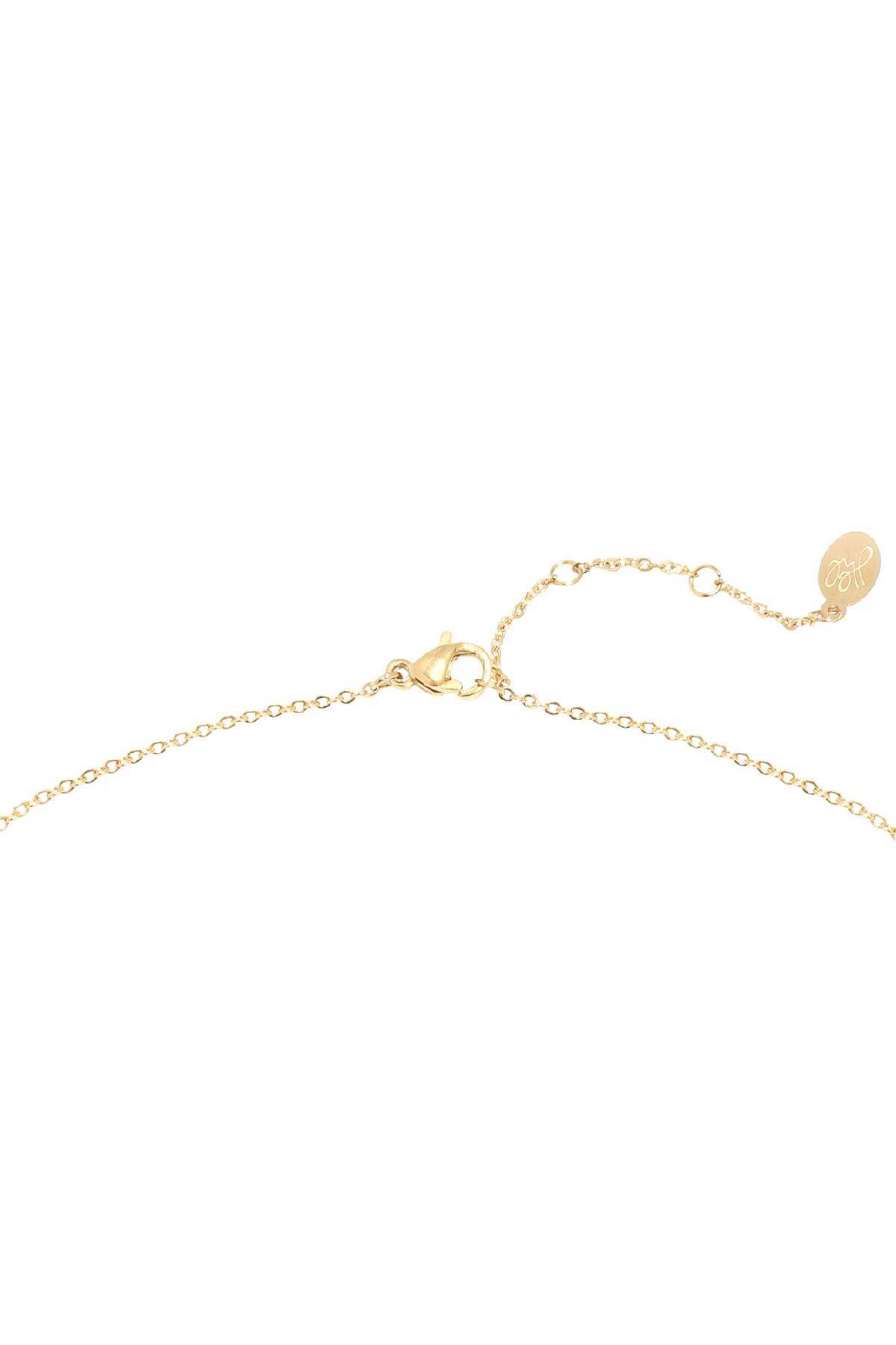Necklace Magic Moments Bleu Acier inoxydable h5 Image4