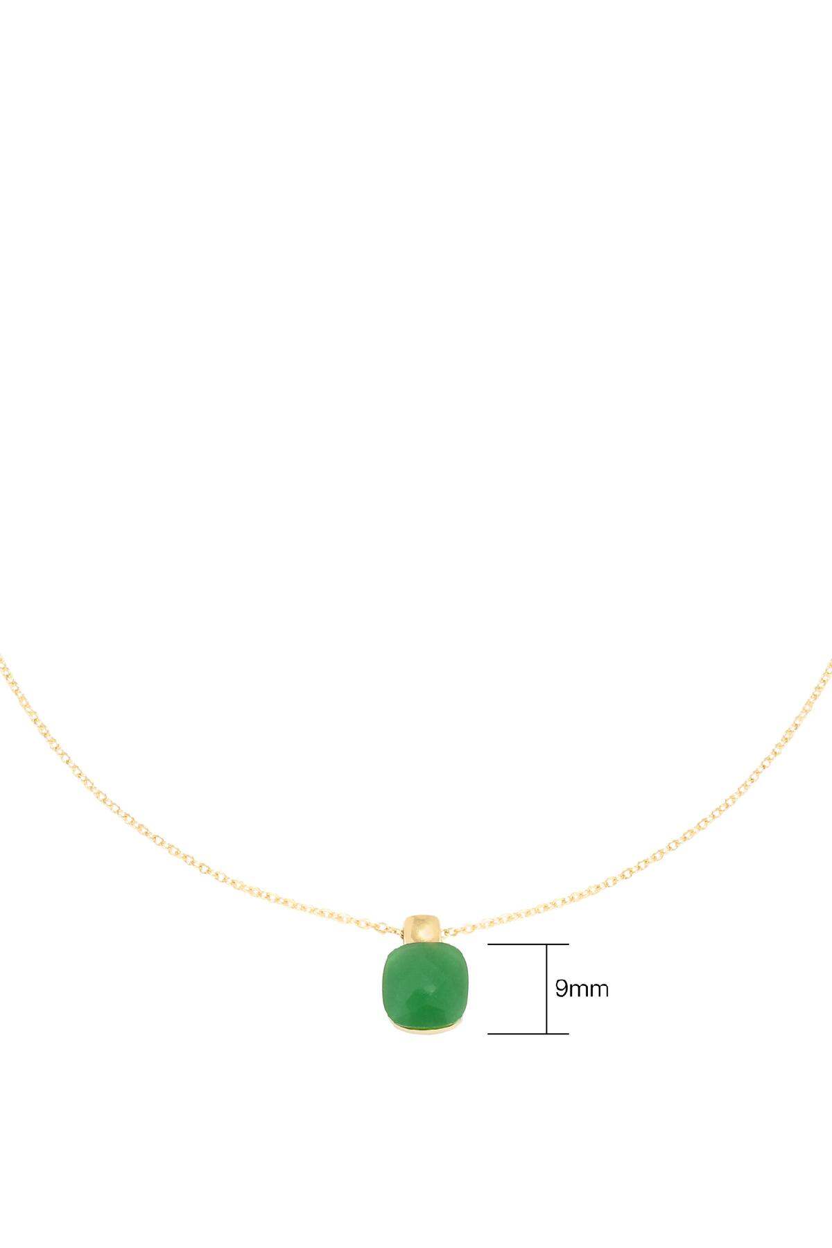 Necklace Magic Moments Bleu Acier inoxydable Image3