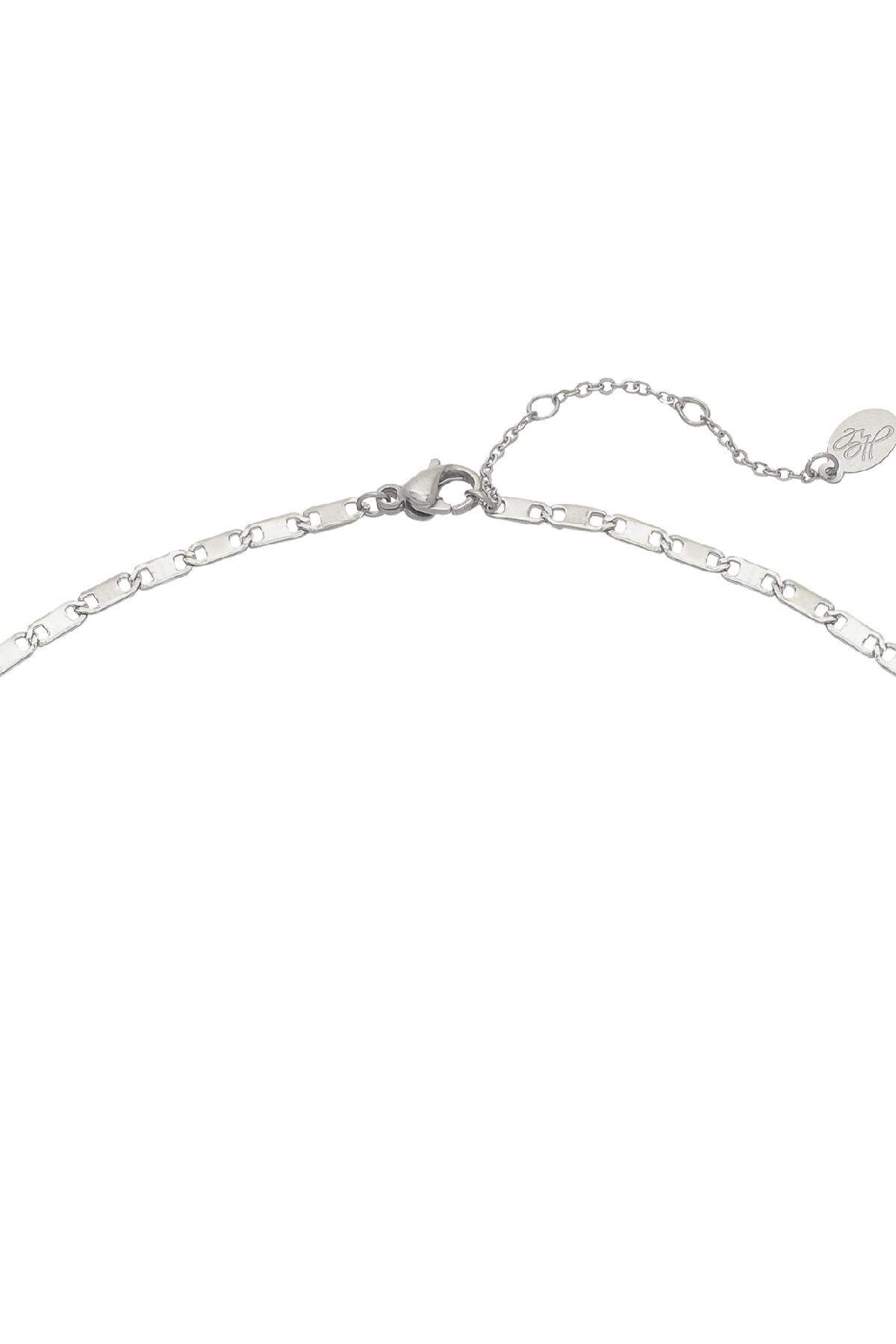 Kette Palm Tree Quote Silber Edelstahl h5 Bild3