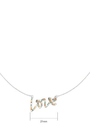 Kette Colorful Love Silber Kupfer h5 Bild2