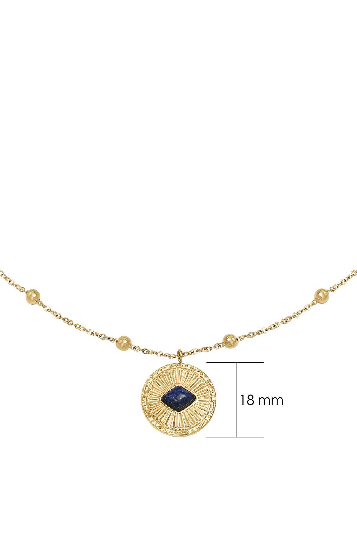 Collar Proud to wear Azul Acero inoxidable h5 Imagen2