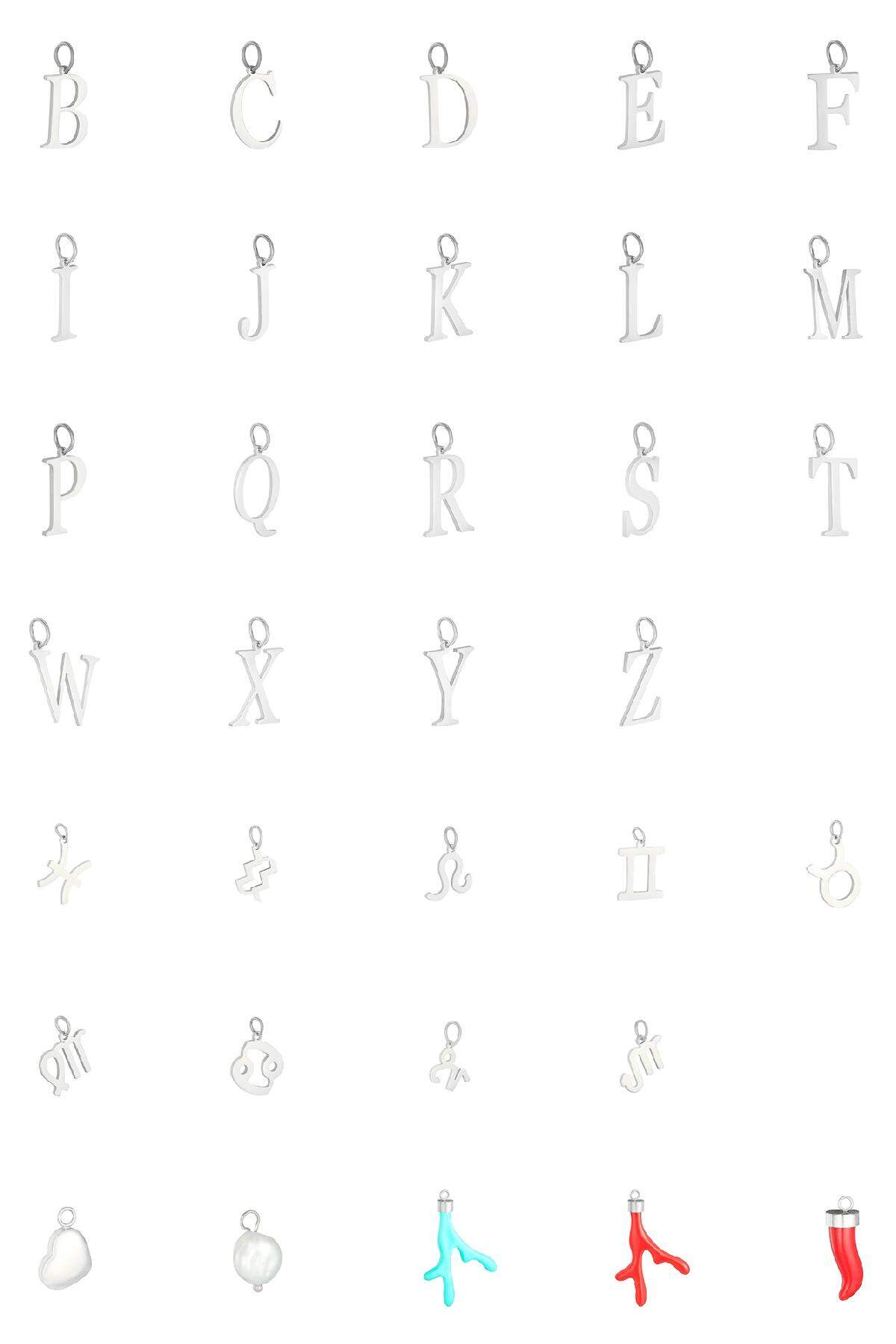 Display Set Chains & Charms Argenté Acier inoxydable h5 Image2