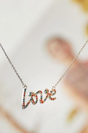 Kette Colorful Love Silber Kupfer h5 Bild4