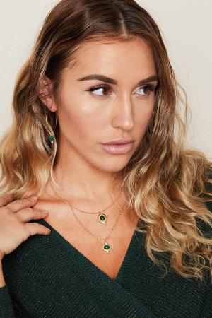 Collana Amore Mistico Green Stainless Steel h5 Immagine4