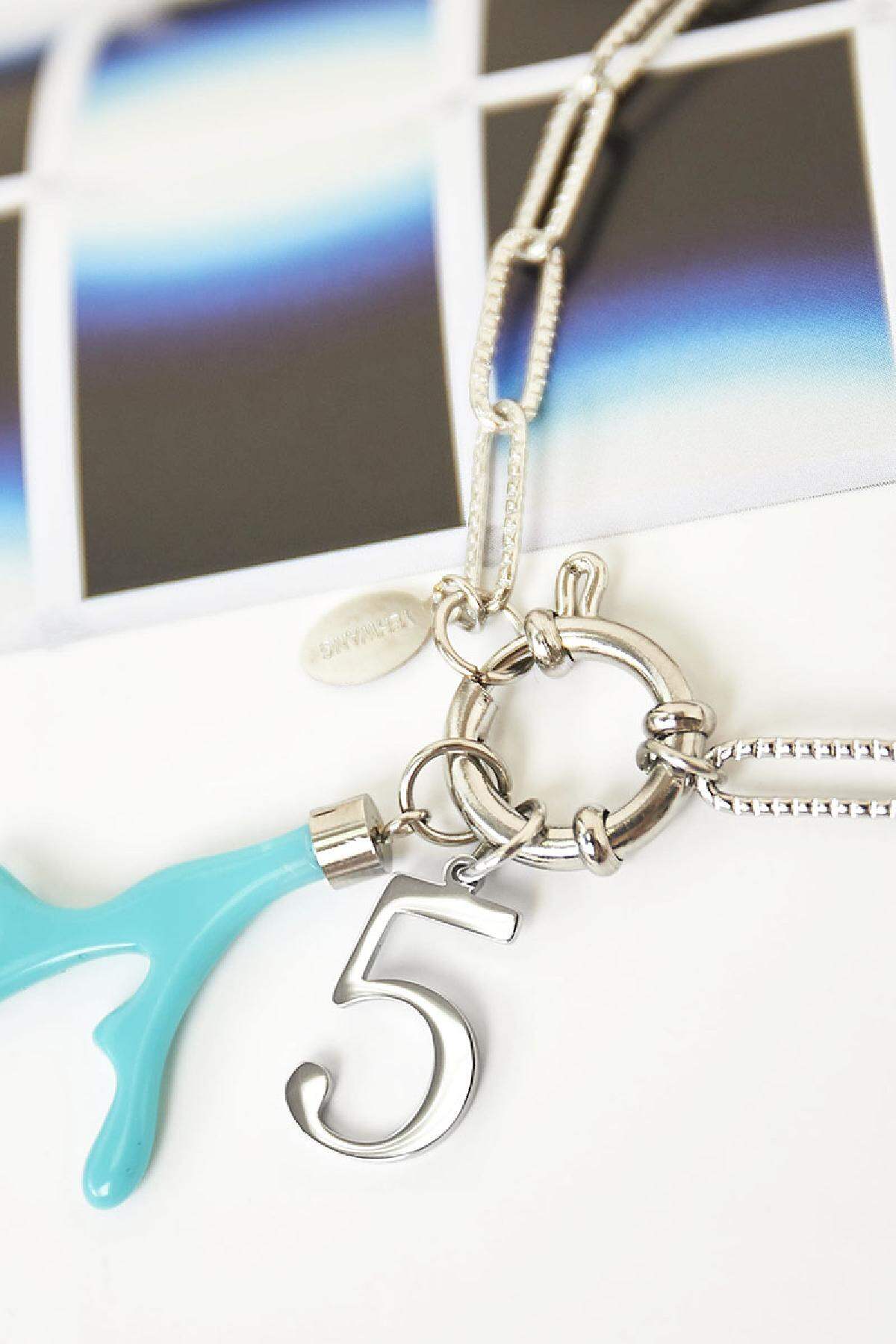 DIY Charm Digits Gold Color - 5 Stainless Steel h5 Picture2