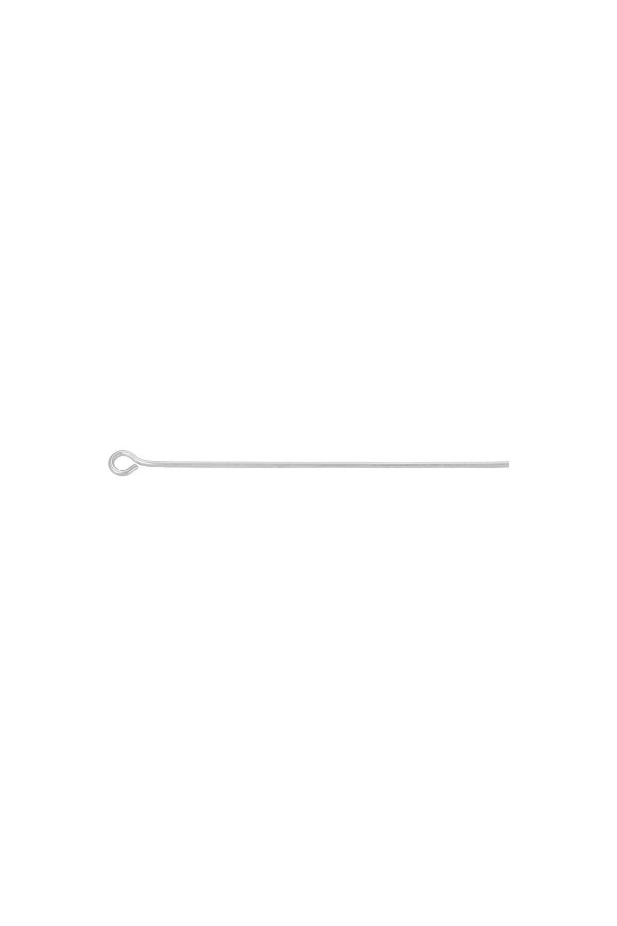 DIY Pin Small  - 0.6MM Argenté Acier inoxydable 