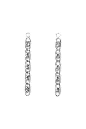 Ear Chain Creation 3 Silver Color Stainless Steel h5
