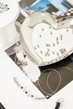 DIY Cord Transparent - Style 3 - 0.5MM Weiß Gummi h5 Bild2