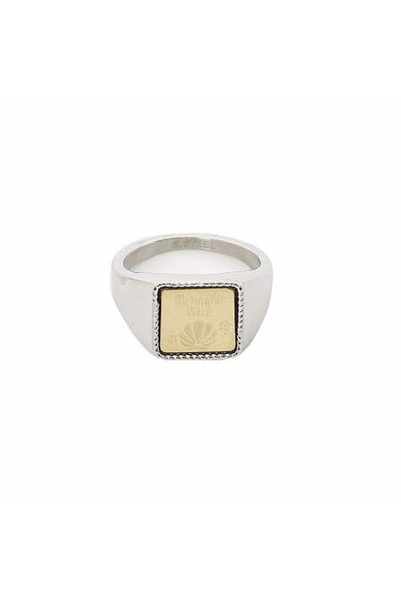 Ring Mermaid Vibes #18 Goldfarbe & Silber Edelstahl