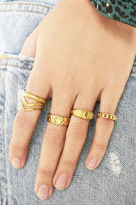 Ring Lydia Silver Color Stainless Steel 16