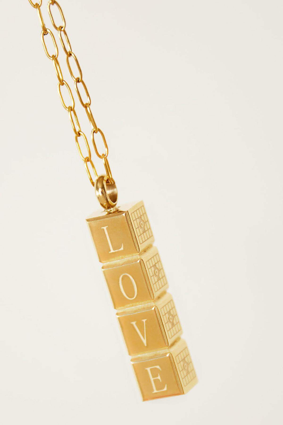 Edelstahl Charm Kuss  h5 Bild3