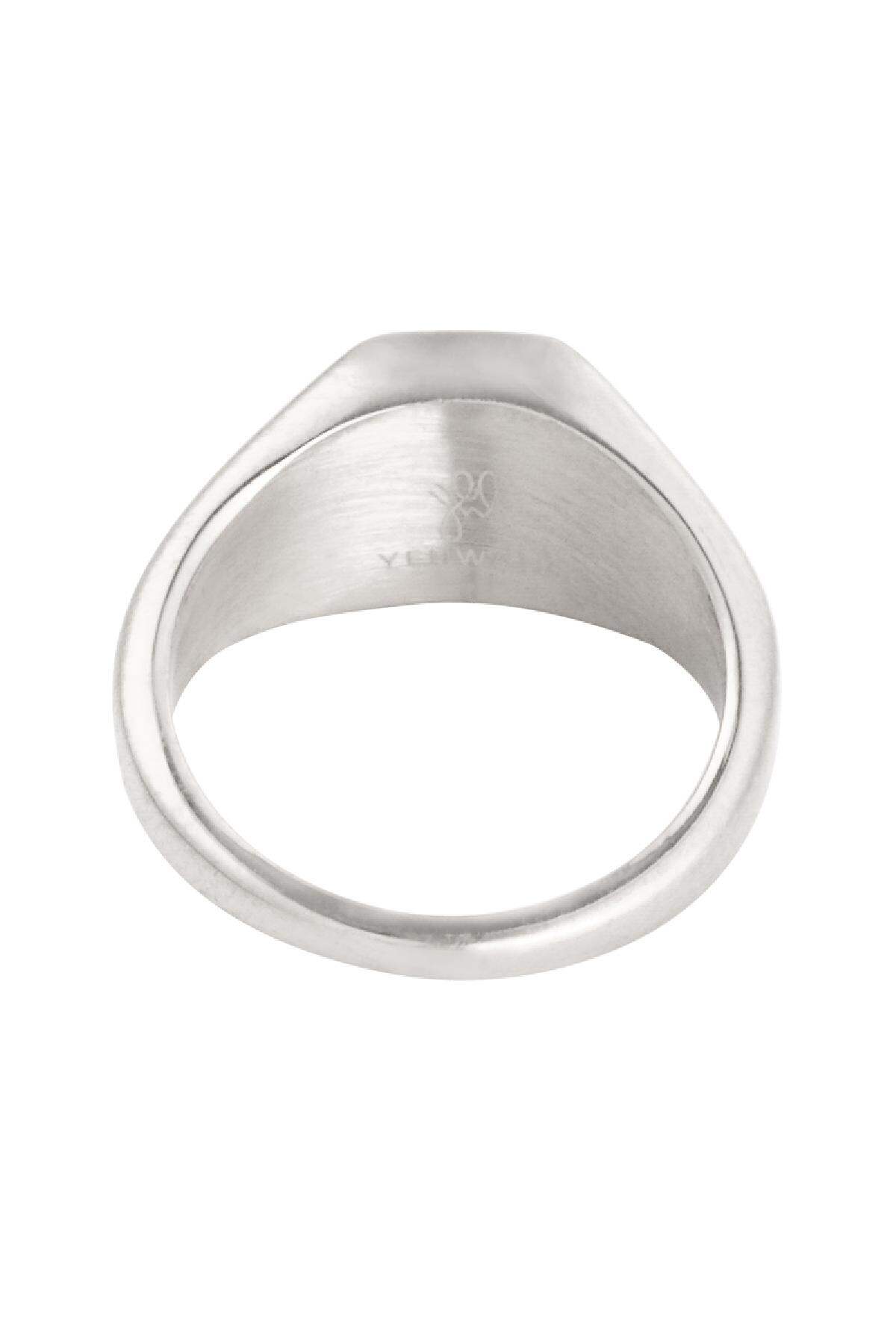 Ring The Wolves #16 Argenté Acier inoxydable h5 Image2