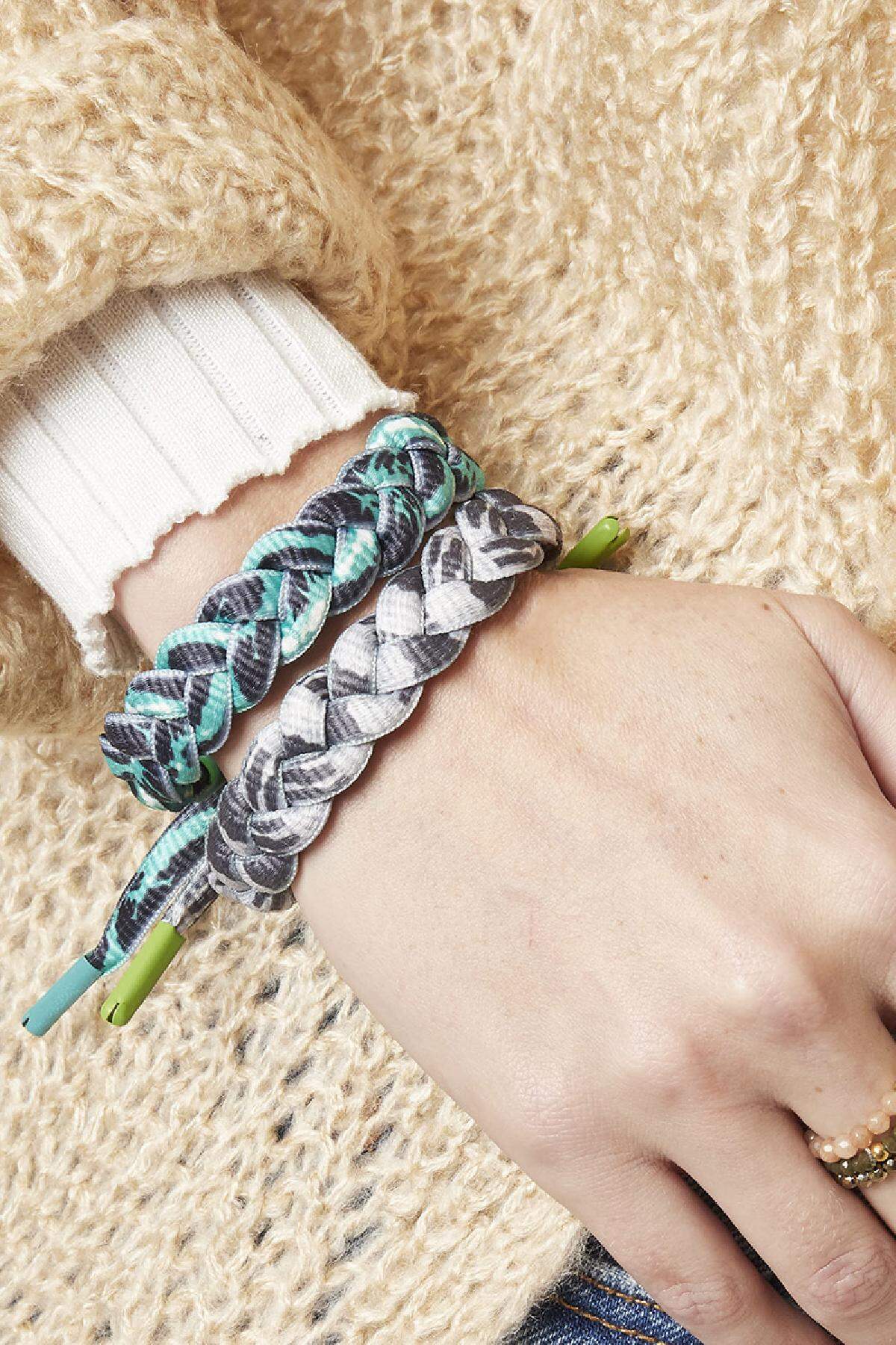 Armband Braid Camo Olivgrün Polyester One size h5 Bild2