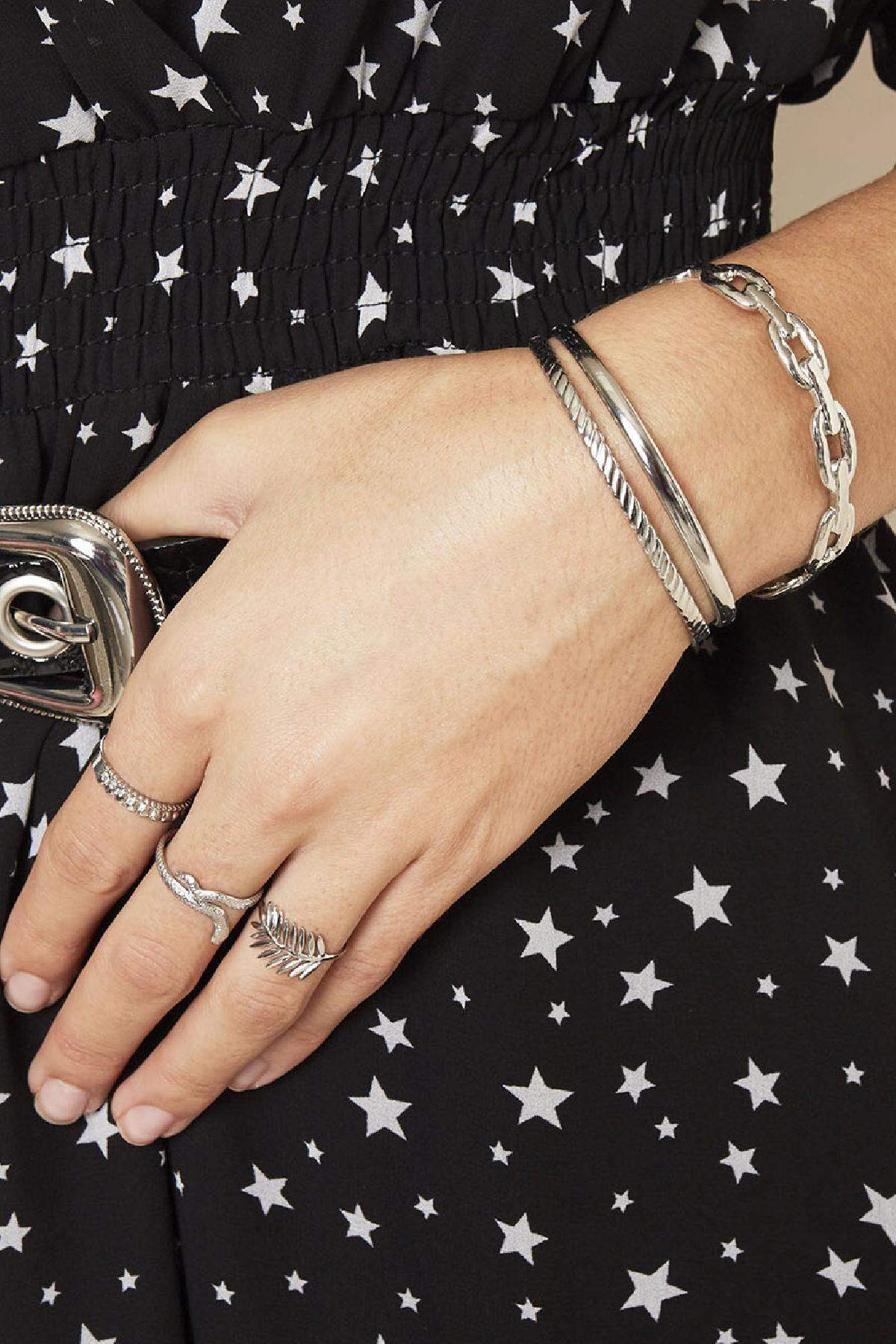 Armband Oval Chain Zilver Stainless Steel One size Afbeelding2