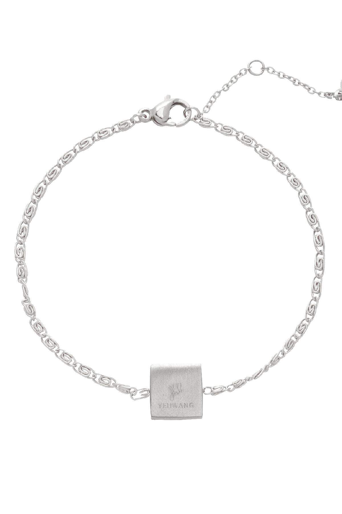 Bracelet Head Up & No Regrets Plata Acero inoxidable Imagen2
