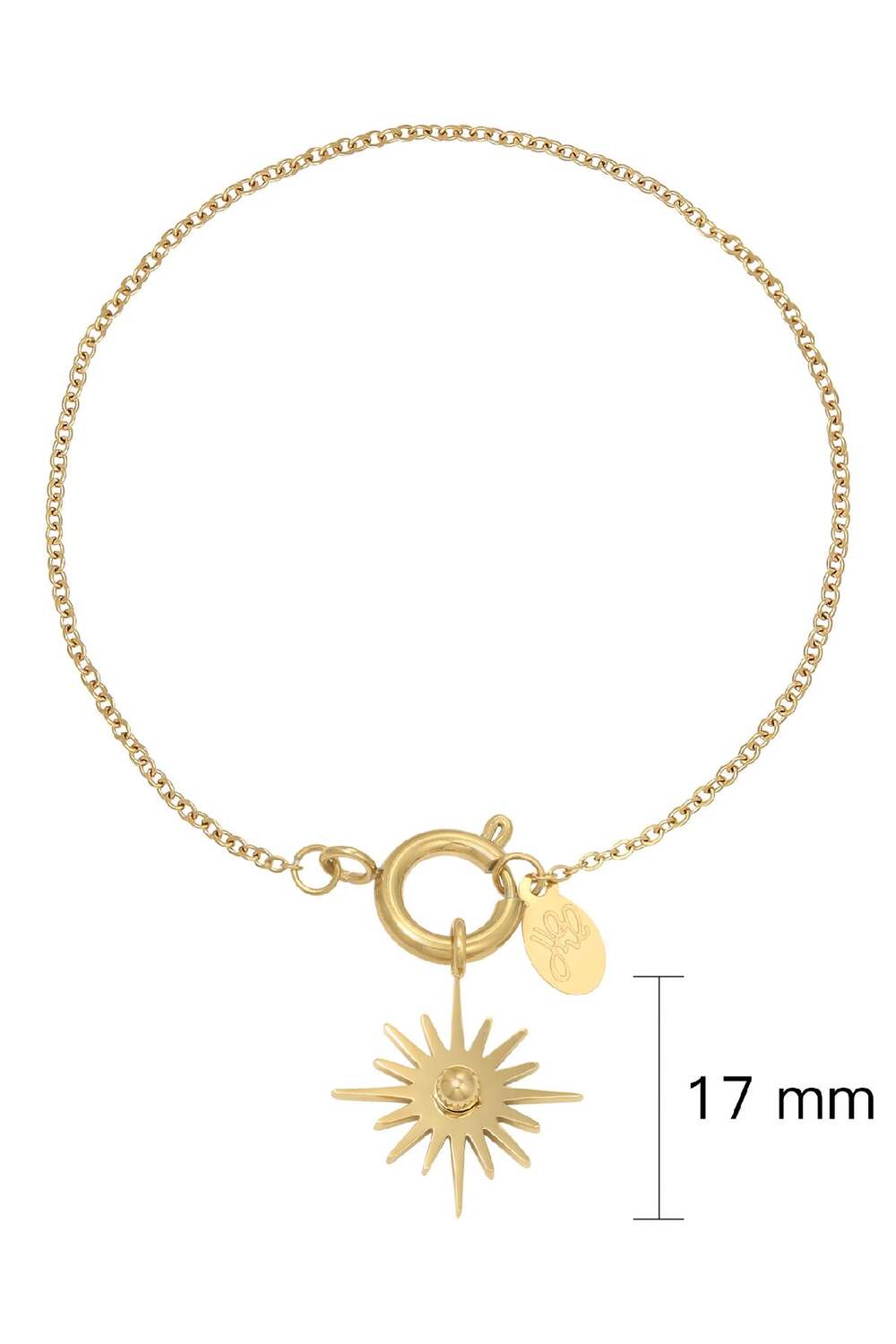 Armband Nova Star Goud kleur Stainless Steel h5Afbeelding2