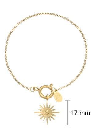 Armband Nova Star Goud kleur Stainless Steel h5 Afbeelding2